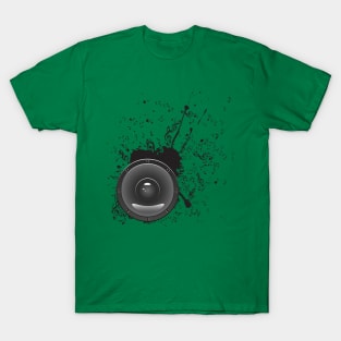 Soundspeaker with music notes T-Shirt